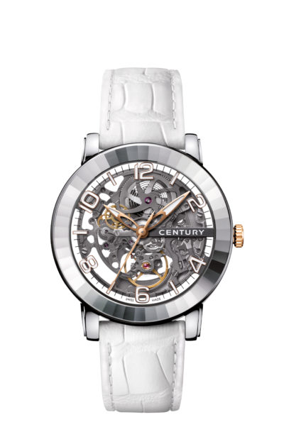 648.7.N.S5.12.D.CZM – ELEGANCE SKELETON - センチュリー時計